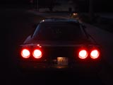 Corvette at night